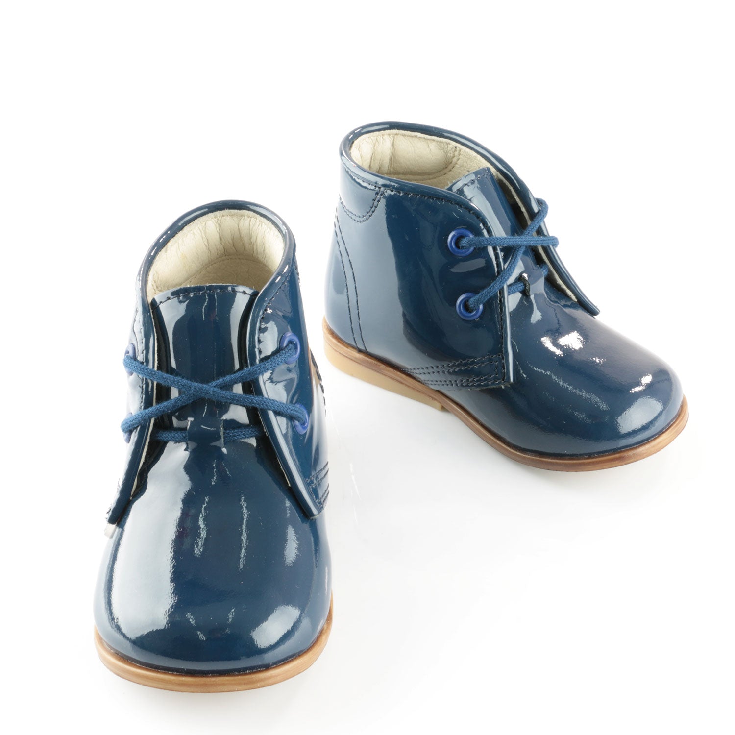 (2393-4) Emel blue patent classic first shoes - MintMouse (Unicorner Concept Store)