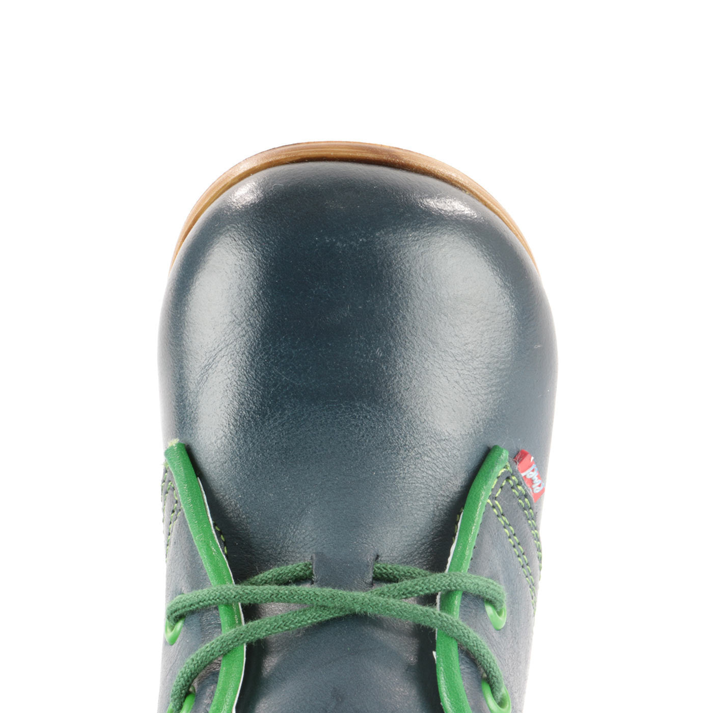 (2195-16) Emel Navy-Green Lace Up Shoes - MintMouse (Unicorner Concept Store)