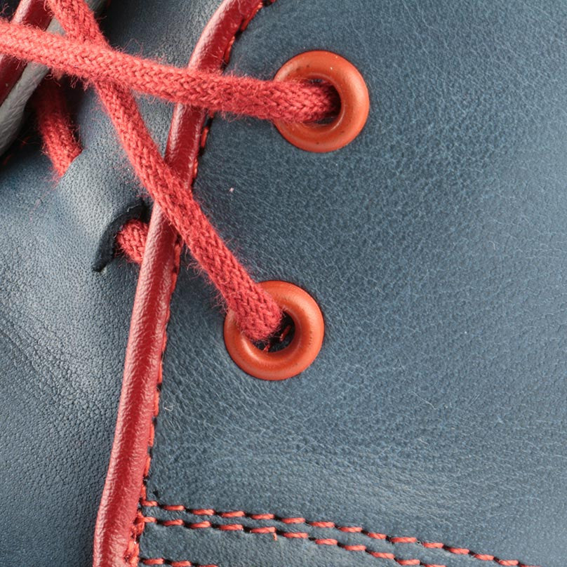 (2195-3) Emel Navy Red Lace Up Classics - MintMouse (Unicorner Concept Store)