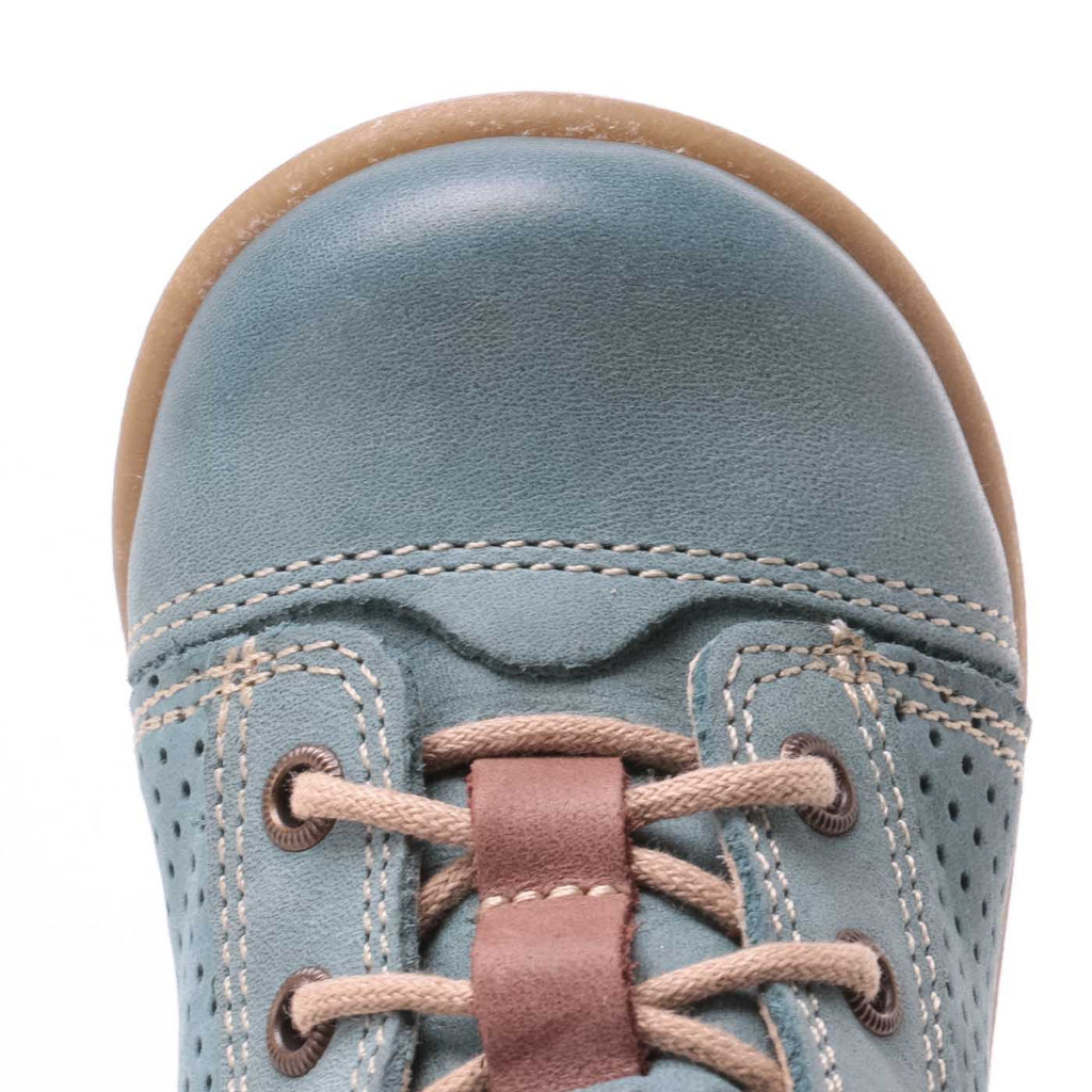 (2429-19) Blue Lace Up First Shoes - MintMouse (Unicorner Concept Store)