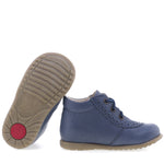 (716-13) Emel Lace Up First Shoes blue - MintMouse (Unicorner Concept Store)