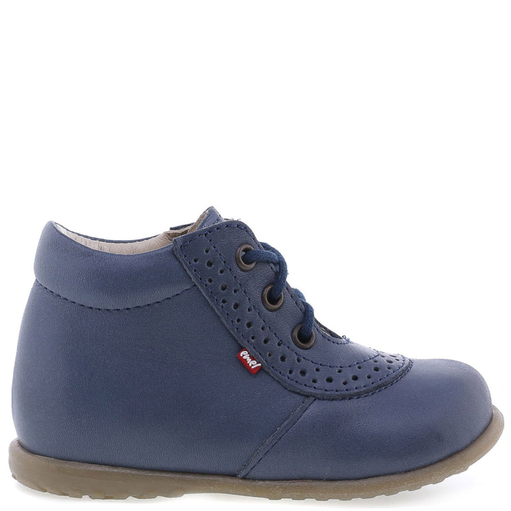 (716-13) Emel Lace Up First Shoes blue - MintMouse (Unicorner Concept Store)