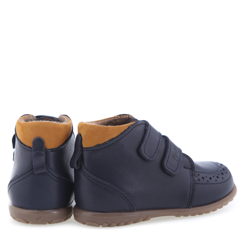 (EY2439B-6/ E 2439B-K6) Emel first winter shoes navy velcro - MintMouse (Unicorner Concept Store)