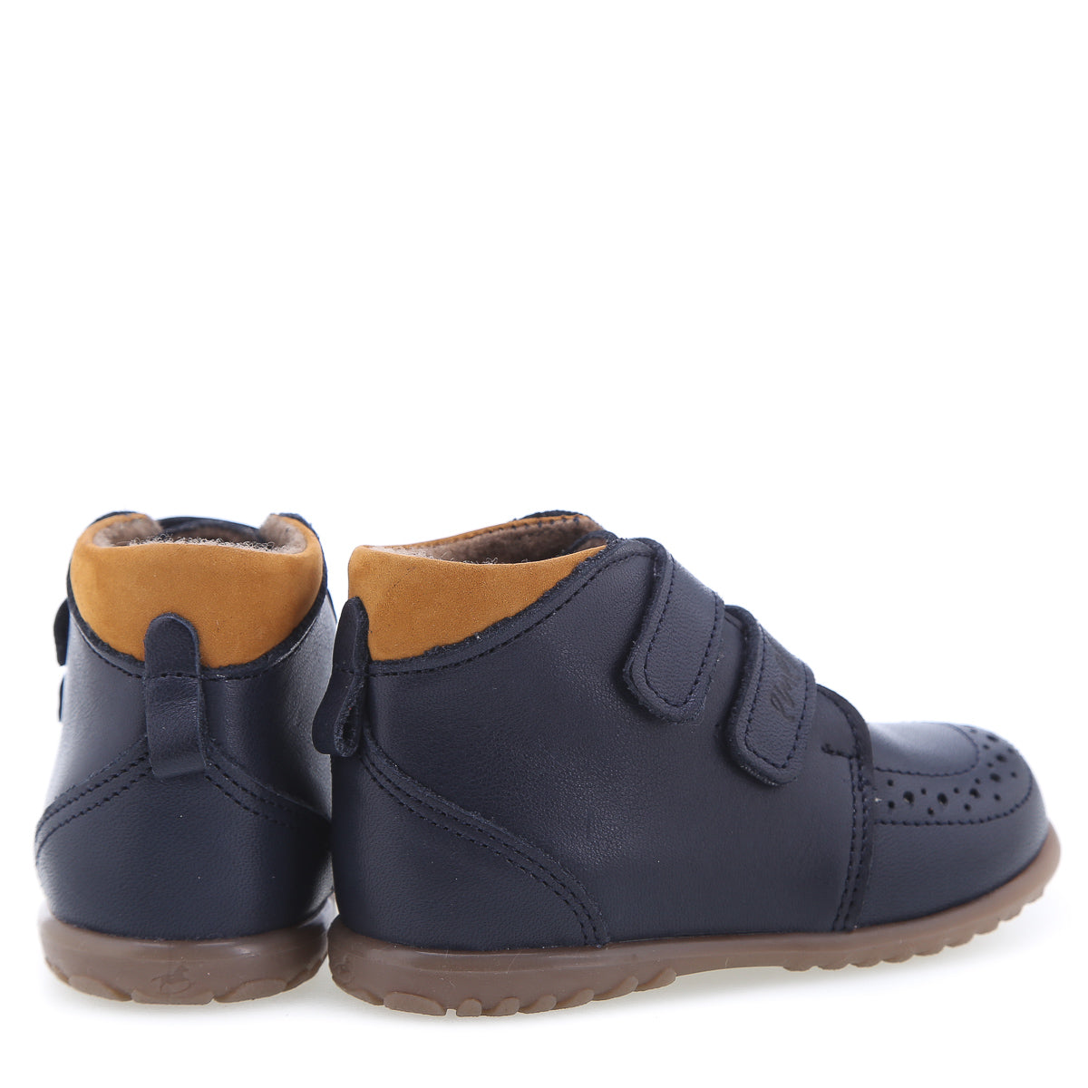 (EY2439B-6/ E 2439B-K6) Emel first winter shoes navy velcro - MintMouse (Unicorner Concept Store)