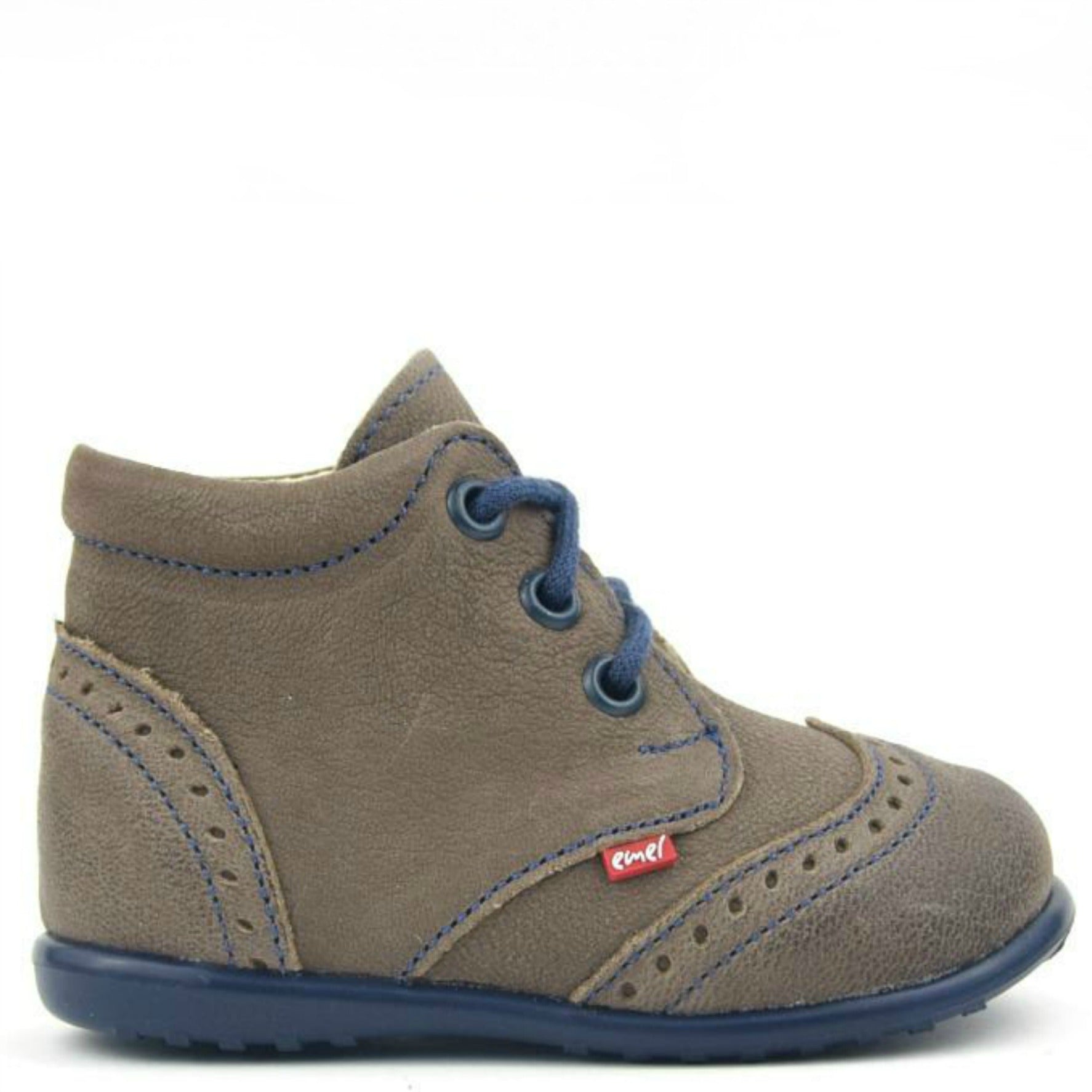 (2341-3) Emel Dark Brown Lace Up Classics - MintMouse (Unicorner Concept Store)