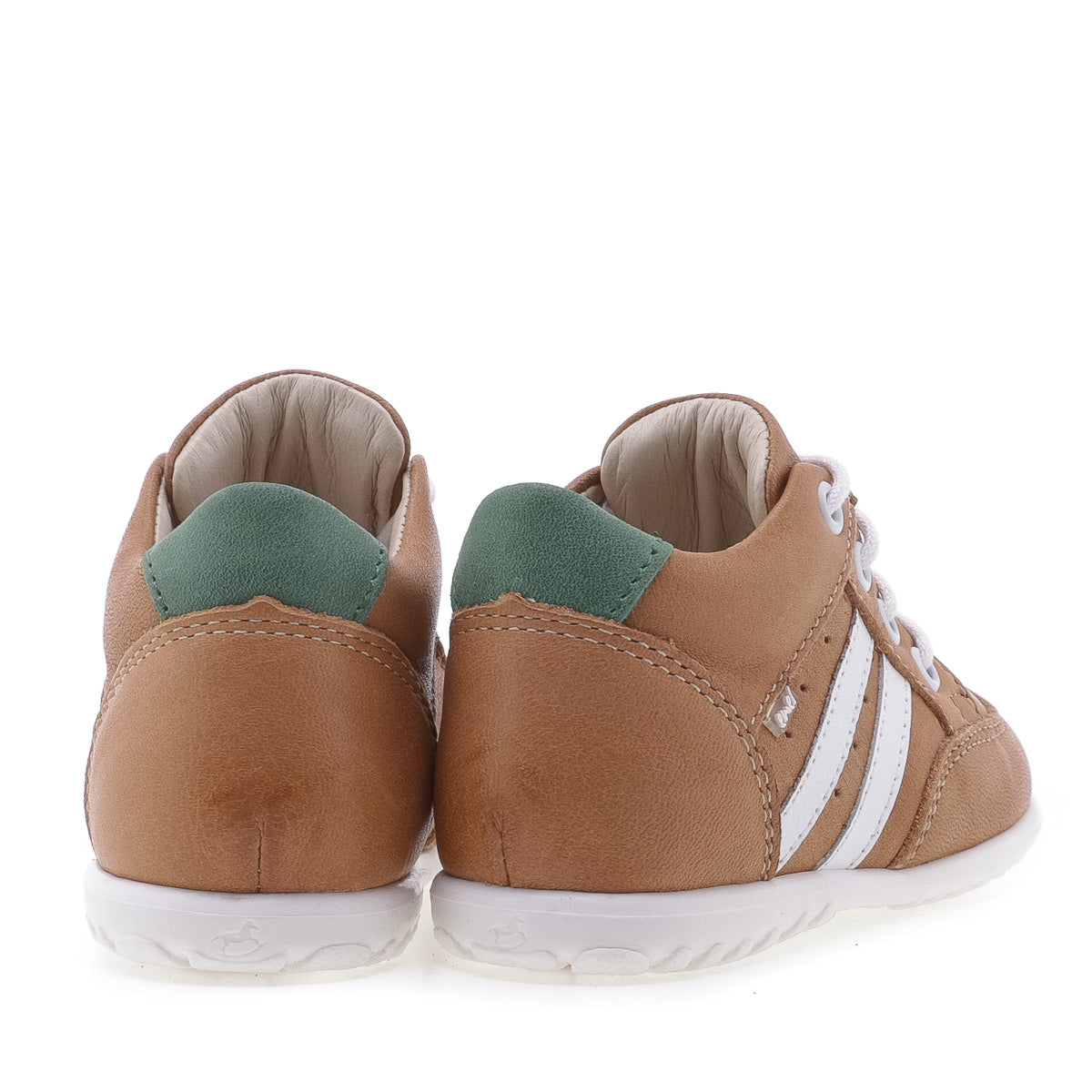 (2411B-2/2411-6) Emel Lace Up First Shoes Brown - MintMouse (Unicorner Concept Store)