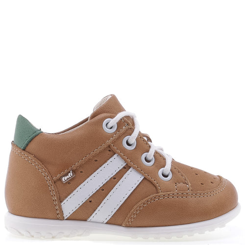 (2411B-2/2411-6) Emel Lace Up First Shoes Brown - MintMouse (Unicorner Concept Store)