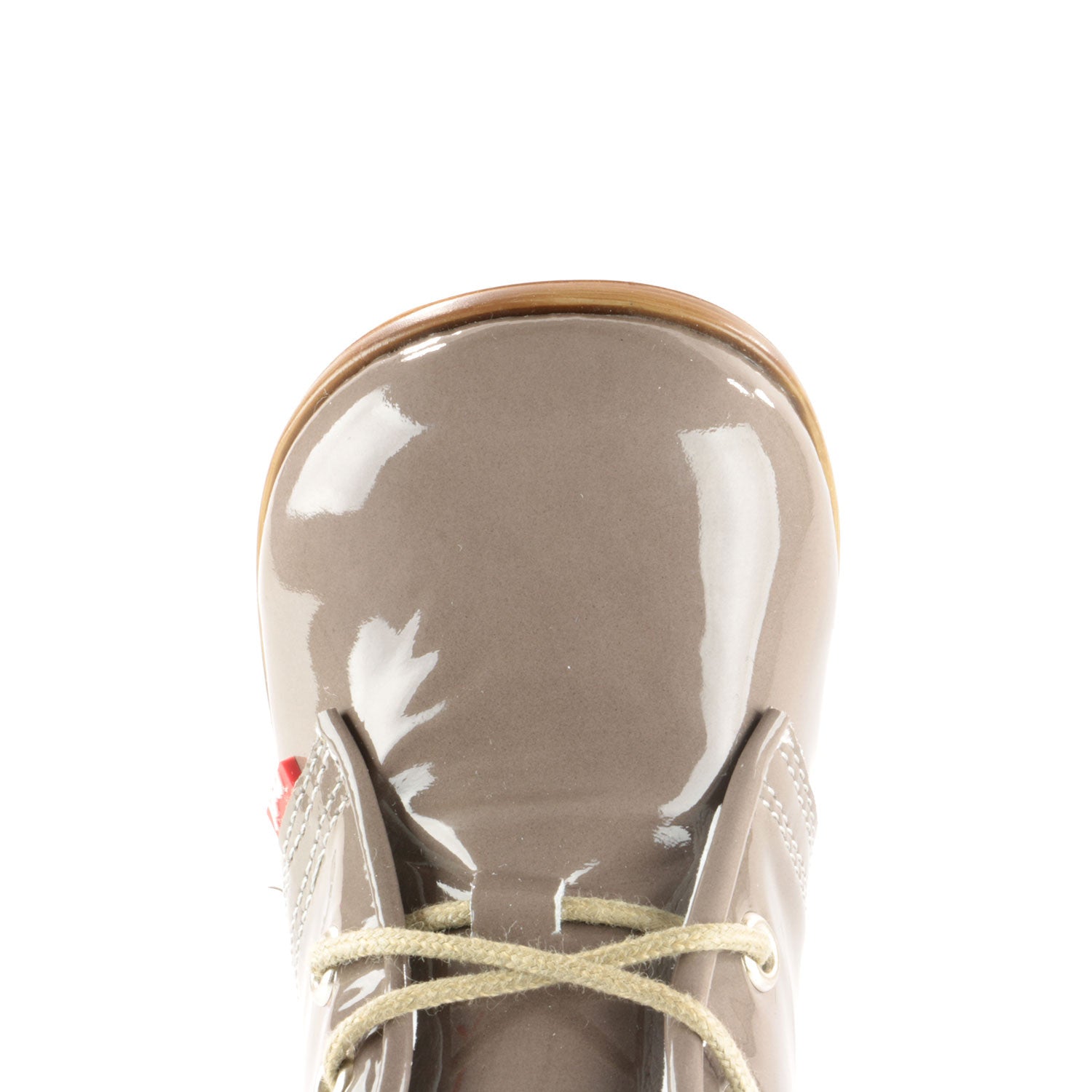 (2393-2) Emel taupe patent leather Lace Up Shoes - MintMouse (Unicorner Concept Store)