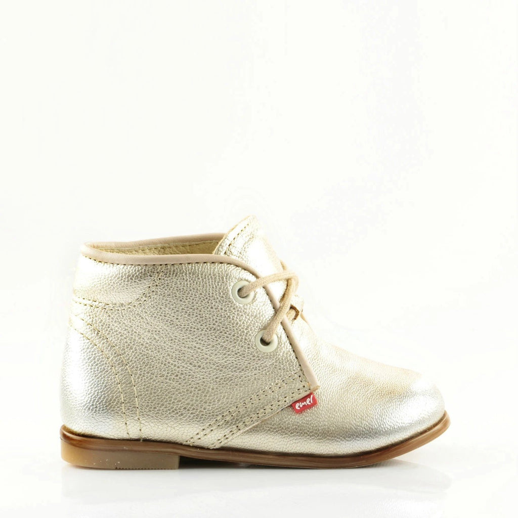 (2345) Emel Gold Lace Up Shoes - MintMouse (Unicorner Concept Store)