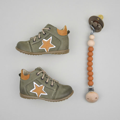 (2069D-1) Emel Lace Up First Shoes - MintMouse (Unicorner Concept Store)
