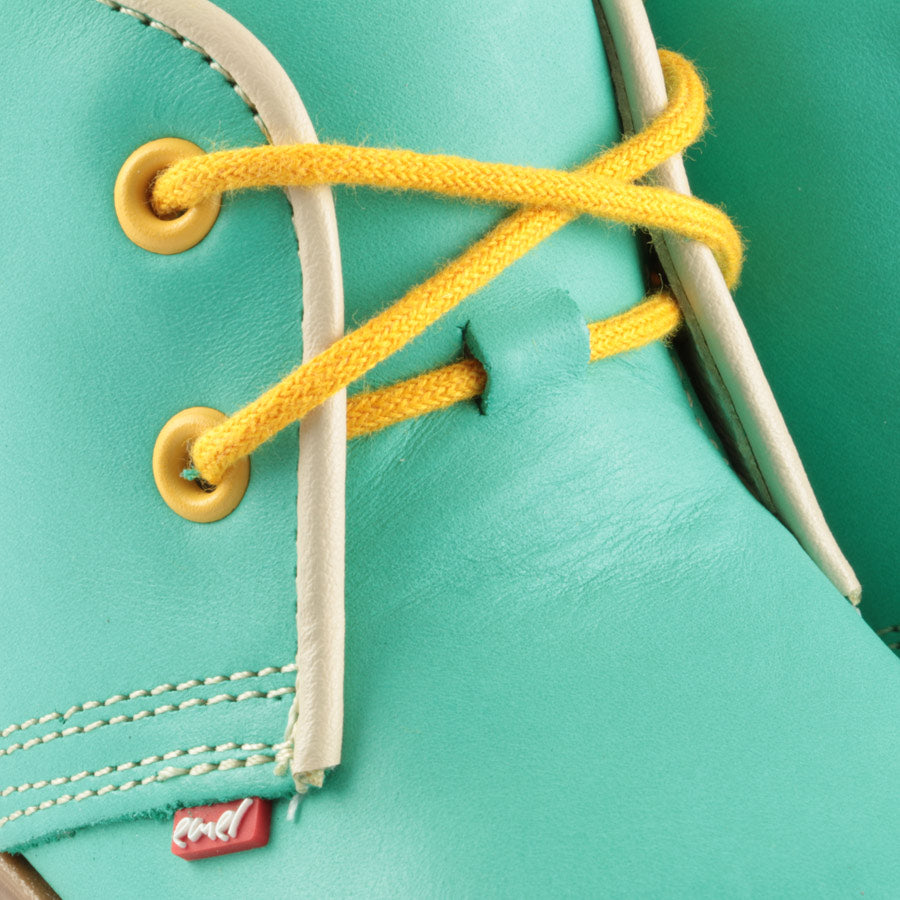 (2195-9) Emel Turquoise Lace Up Classics - MintMouse (Unicorner Concept Store)