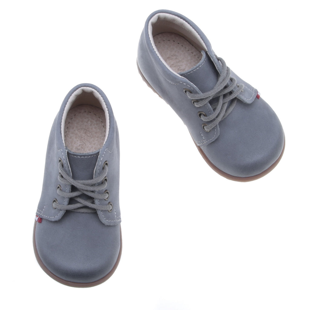 (562-22) Emel Lace Up First Shoes Blue - MintMouse (Unicorner Concept Store)