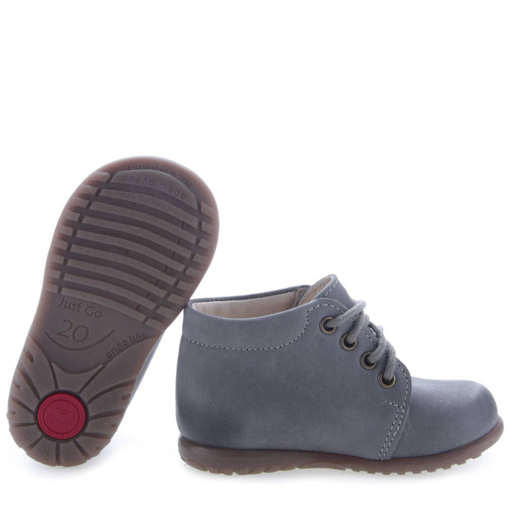 (562-22) Emel Lace Up First Shoes Blue - MintMouse (Unicorner Concept Store)