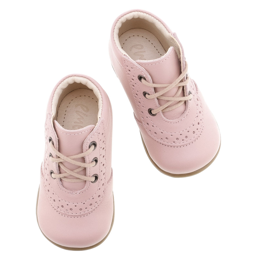 (716-16) Emel Lace Up First Shoes pink - MintMouse (Unicorner Concept Store)