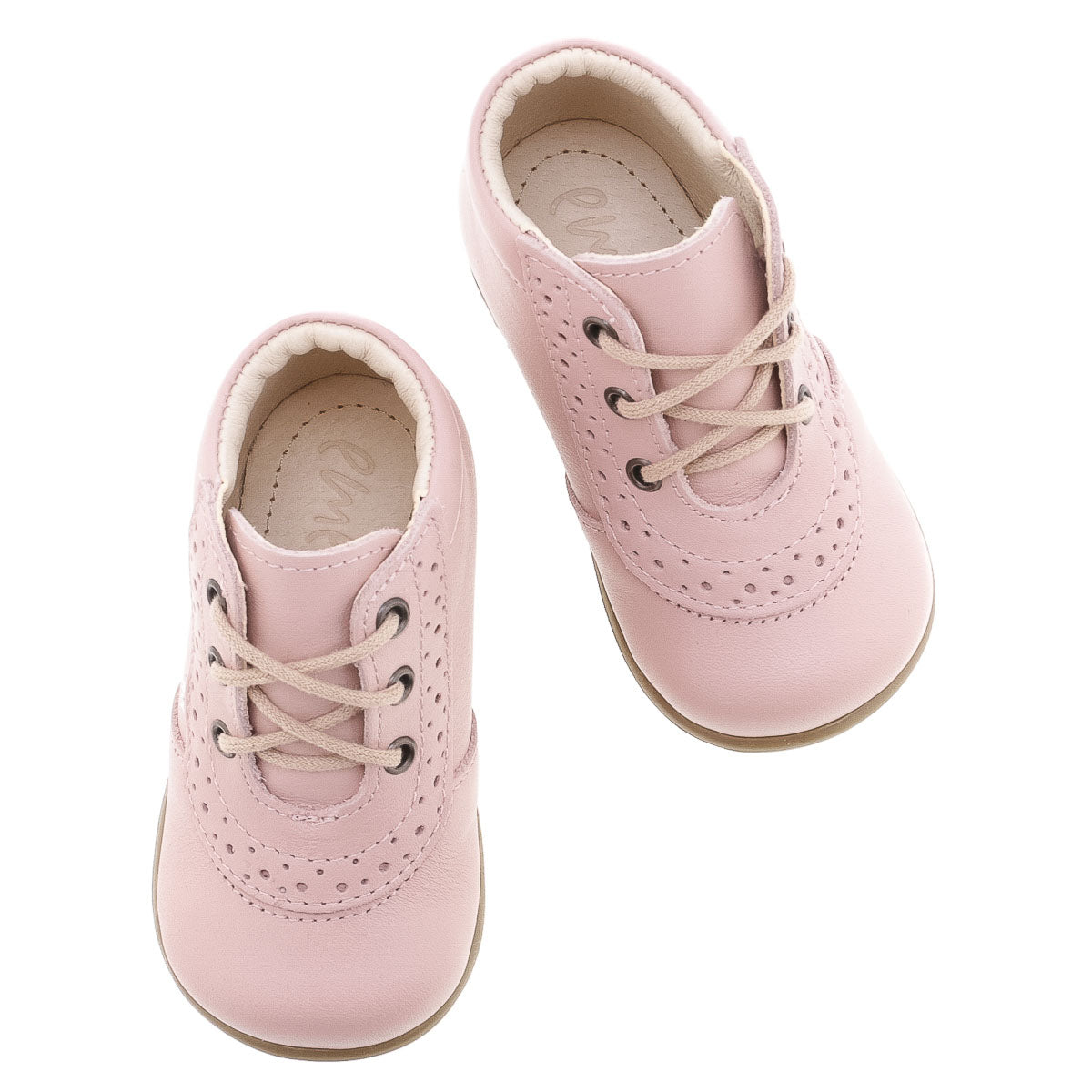 (716-16) Emel Lace Up First Shoes pink - MintMouse (Unicorner Concept Store)