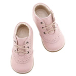 (716-16) Emel Lace Up First Shoes pink - MintMouse (Unicorner Concept Store)