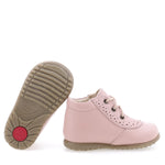 (716-16) Emel Lace Up First Shoes pink - MintMouse (Unicorner Concept Store)
