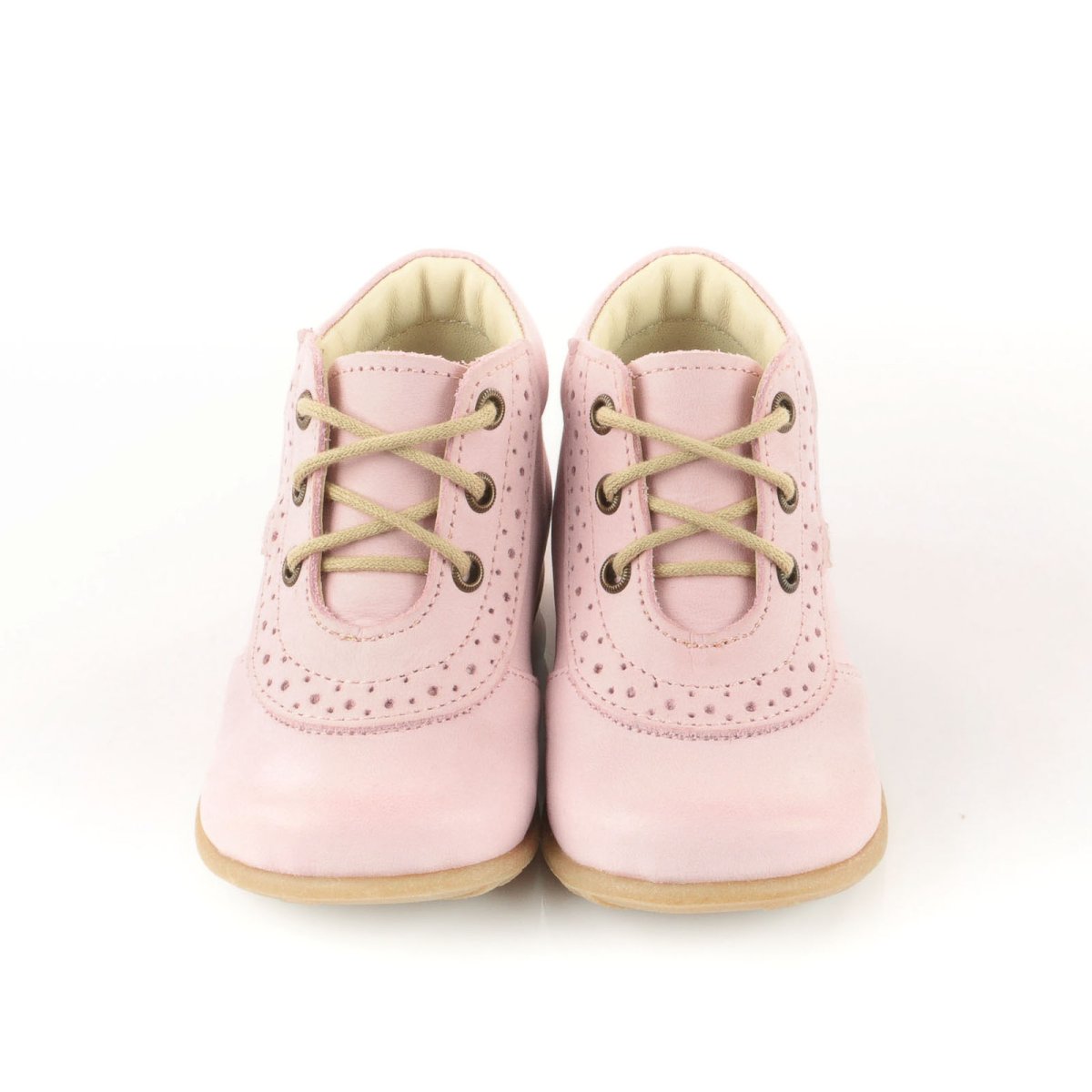 (716-7) Emel Lace Up First Shoes pink - MintMouse (Unicorner Concept Store)
