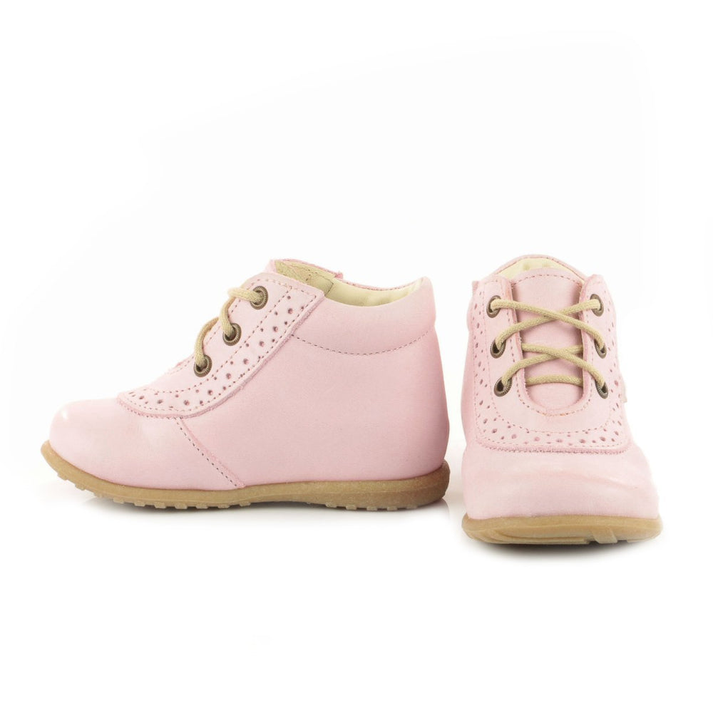 (716-7) Emel Lace Up First Shoes pink - MintMouse (Unicorner Concept Store)