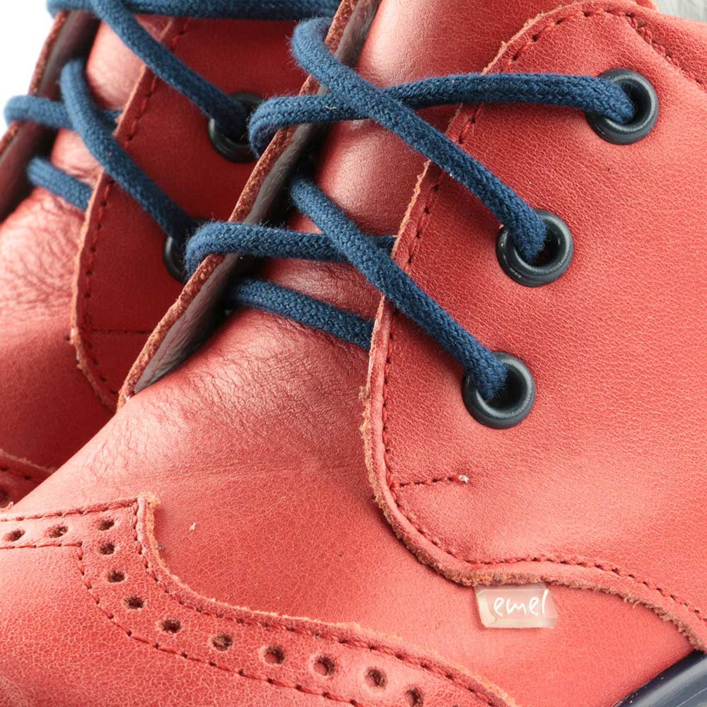 (2341-5) Emel first shoes - red brogue - MintMouse (Unicorner Concept Store)