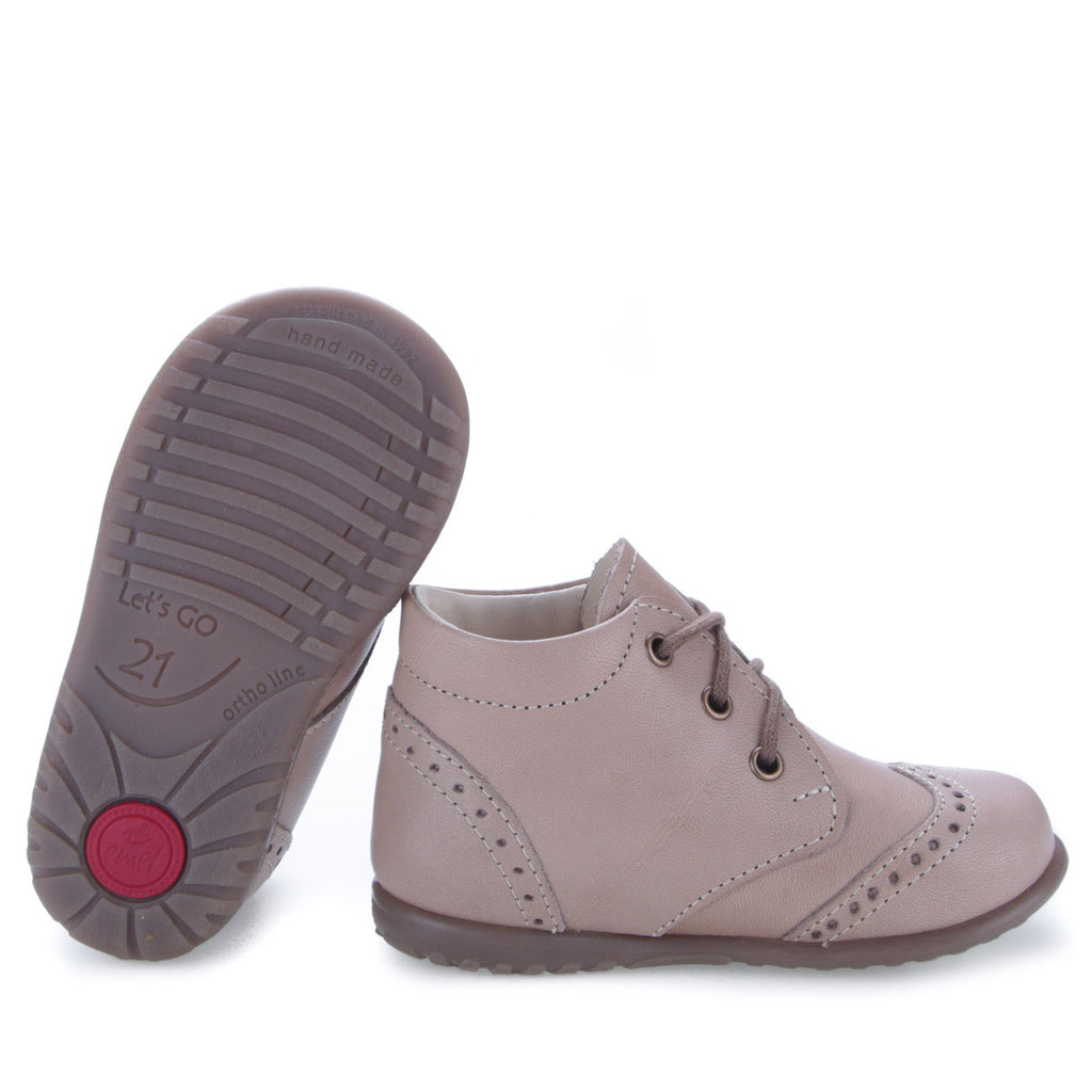 (1437-38) Emel Beige Lace Up Classics - MintMouse (Unicorner Concept Store)