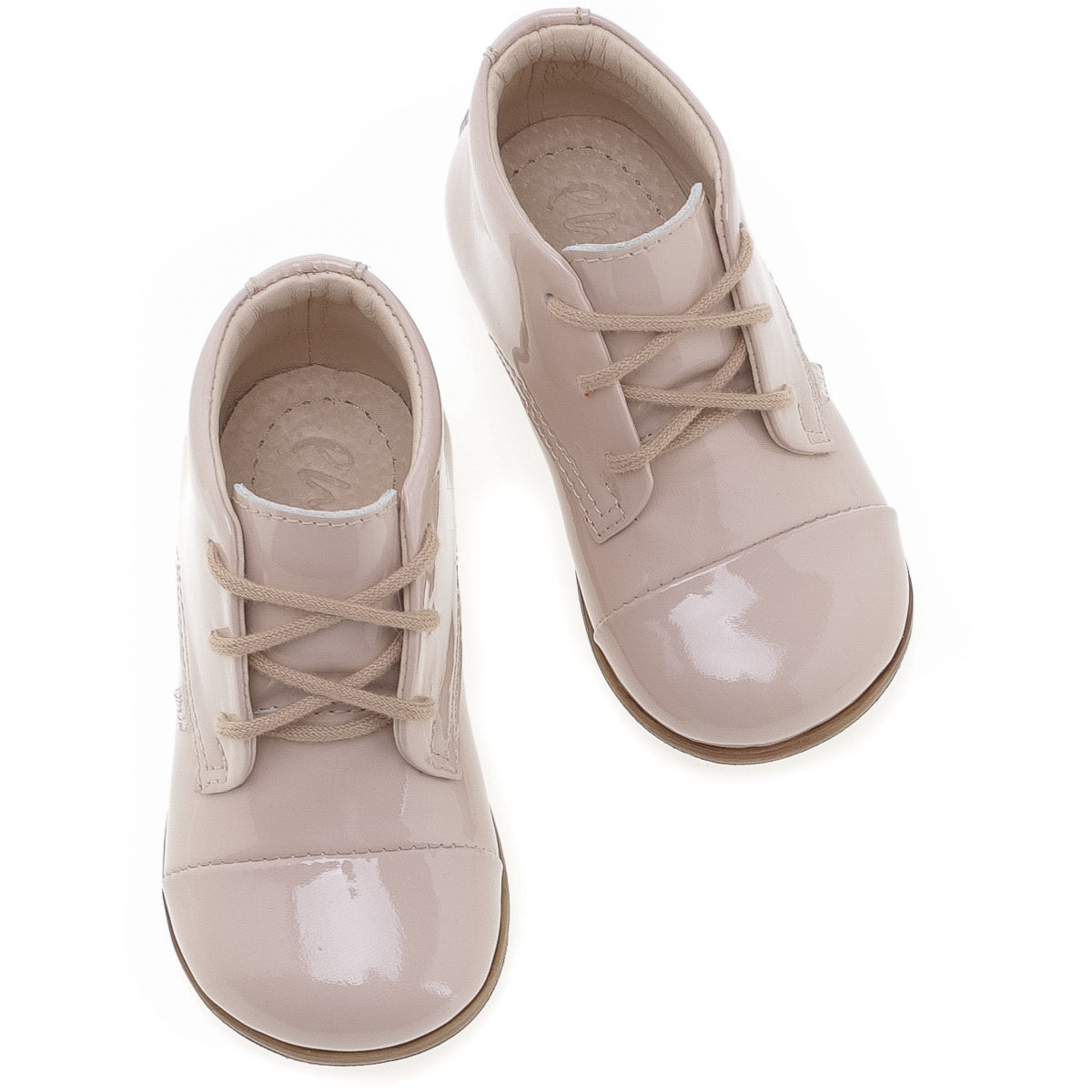 (1427-7) Emel classic first shoes beige patent leather - MintMouse (Unicorner Concept Store)