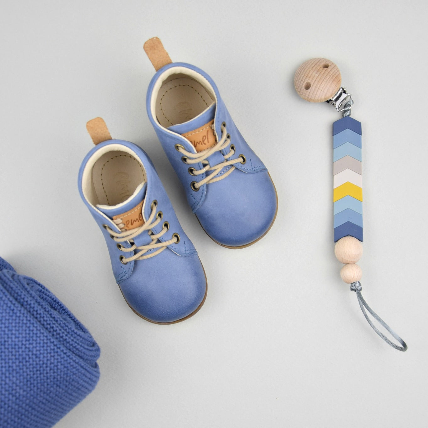 (1075-17) Emel classic first shoes blue - MintMouse (Unicorner Concept Store)