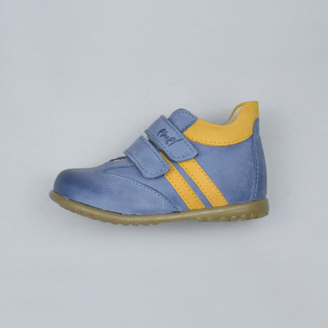 (2045D-5) Emel first shoes velcro blue - MintMouse (Unicorner Concept Store)