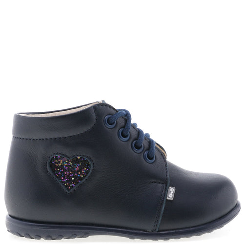 (2061-17) Emel first shoes navy heart - MintMouse (Unicorner Concept Store)