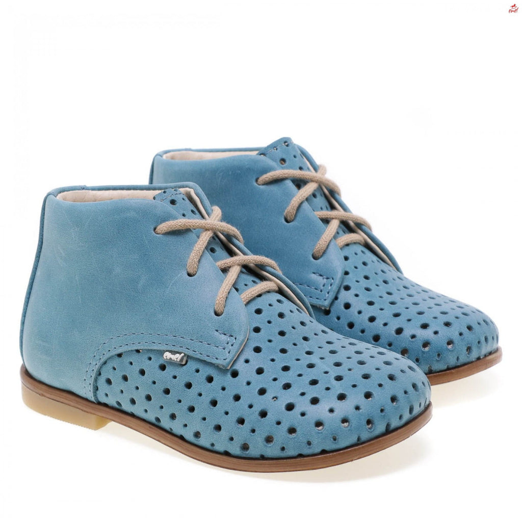 (1426-4) Emel perforated classic first shoes blue - MintMouse (Unicorner Concept Store)