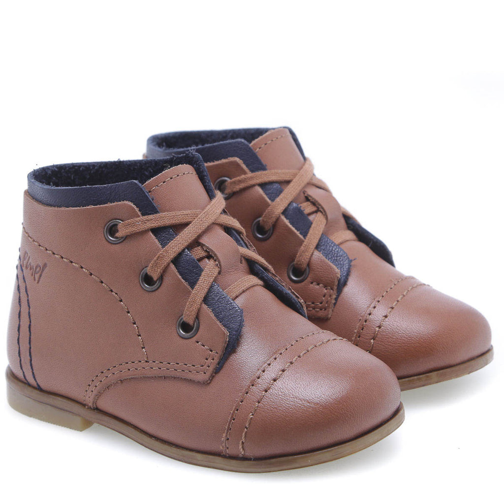 (2438-42) Emel Brown classic first shoes - MintMouse (Unicorner Concept Store)