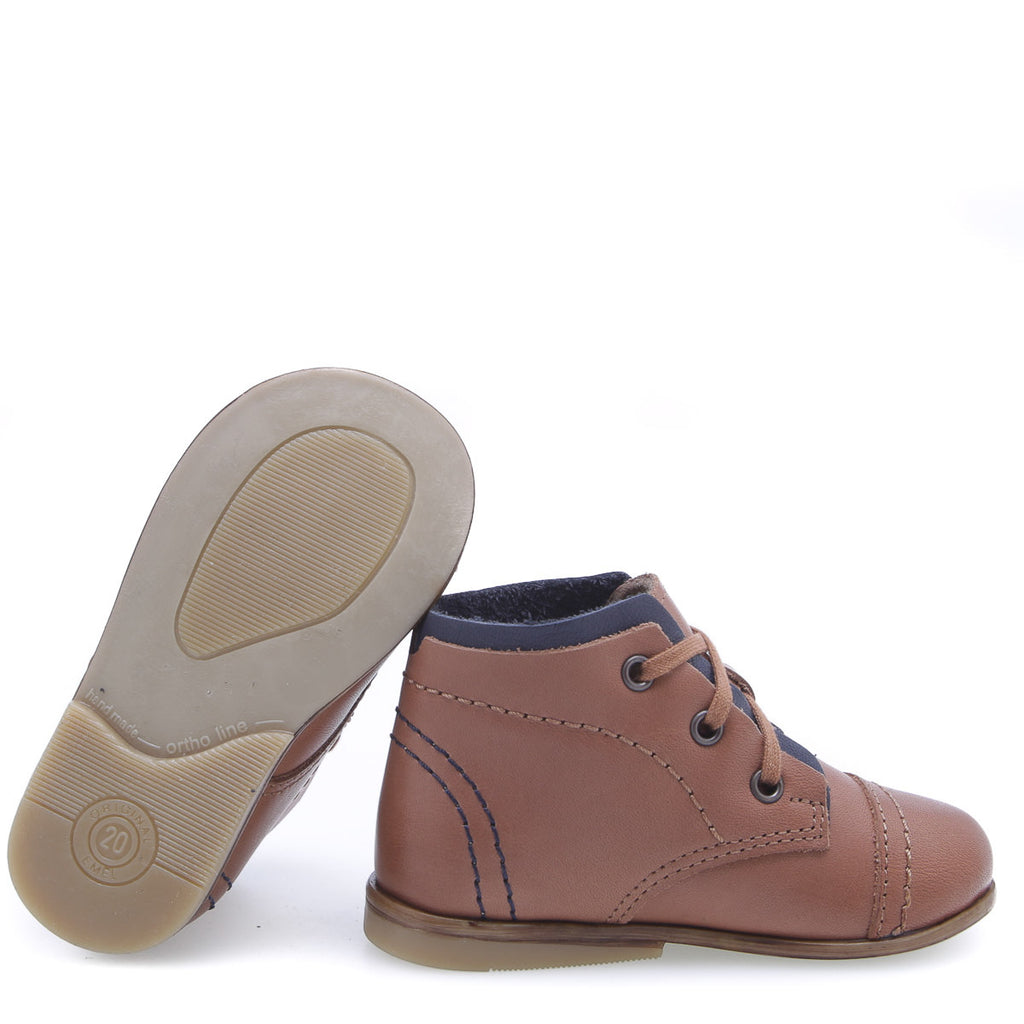 (2438-42) Emel Brown classic first shoes - MintMouse (Unicorner Concept Store)