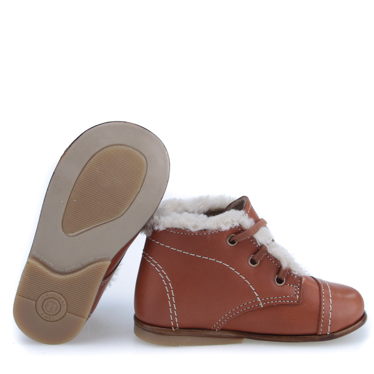 (EY2438A-2) Emel Winter shoes Brown - MintMouse (Unicorner Concept Store)