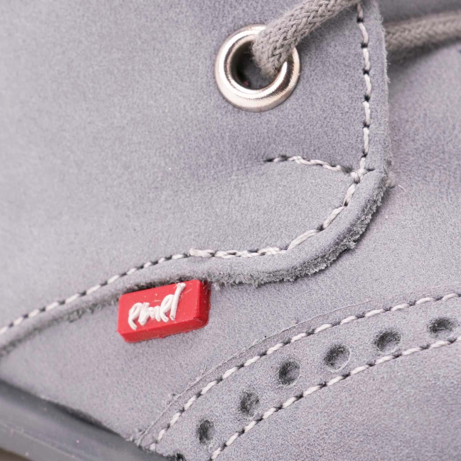 (1437-14) Emel first shoes - grey brogue lace-ups - MintMouse (Unicorner Concept Store)