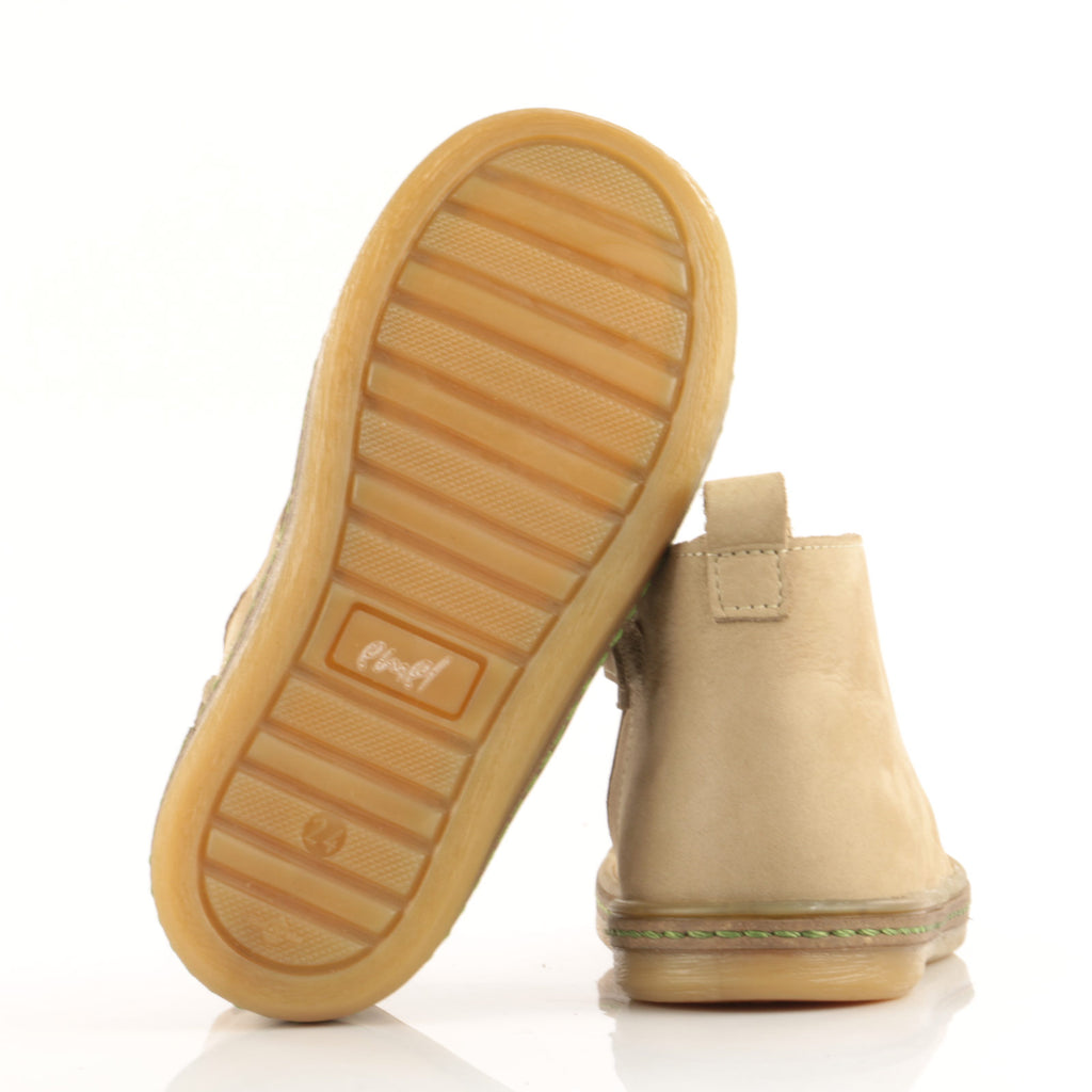 (2621-3) Emel beige Lace Up shoes with zipper - MintMouse (Unicorner Concept Store)