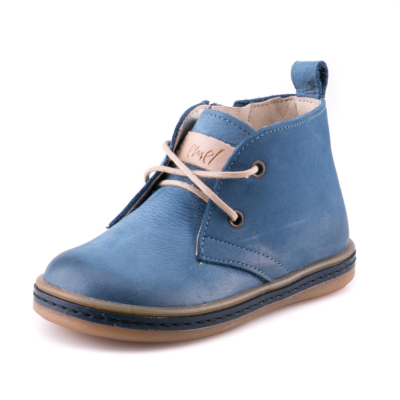 (2621-5) Emel Blue Lace Up Trainers with zipper - MintMouse (Unicorner Concept Store)