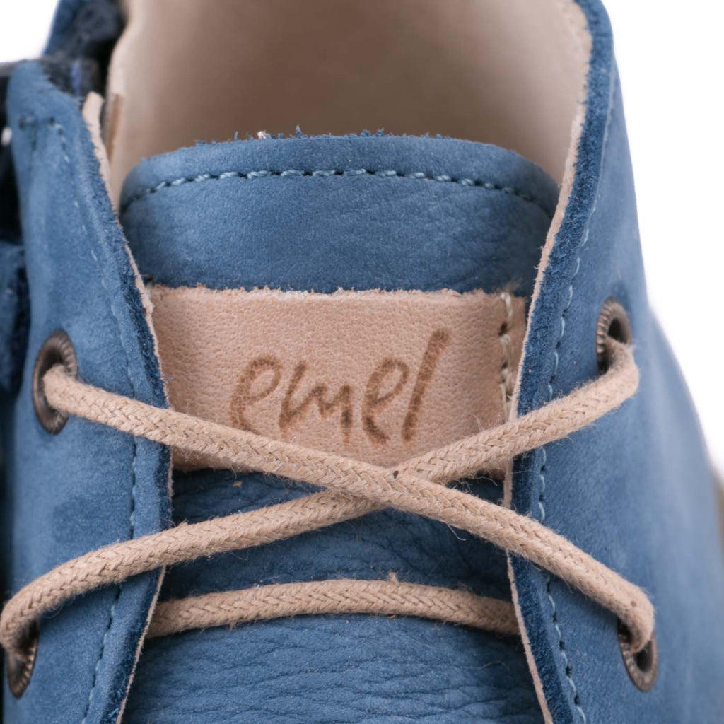 (2621-5) Emel Blue Lace Up Trainers with zipper - MintMouse (Unicorner Concept Store)