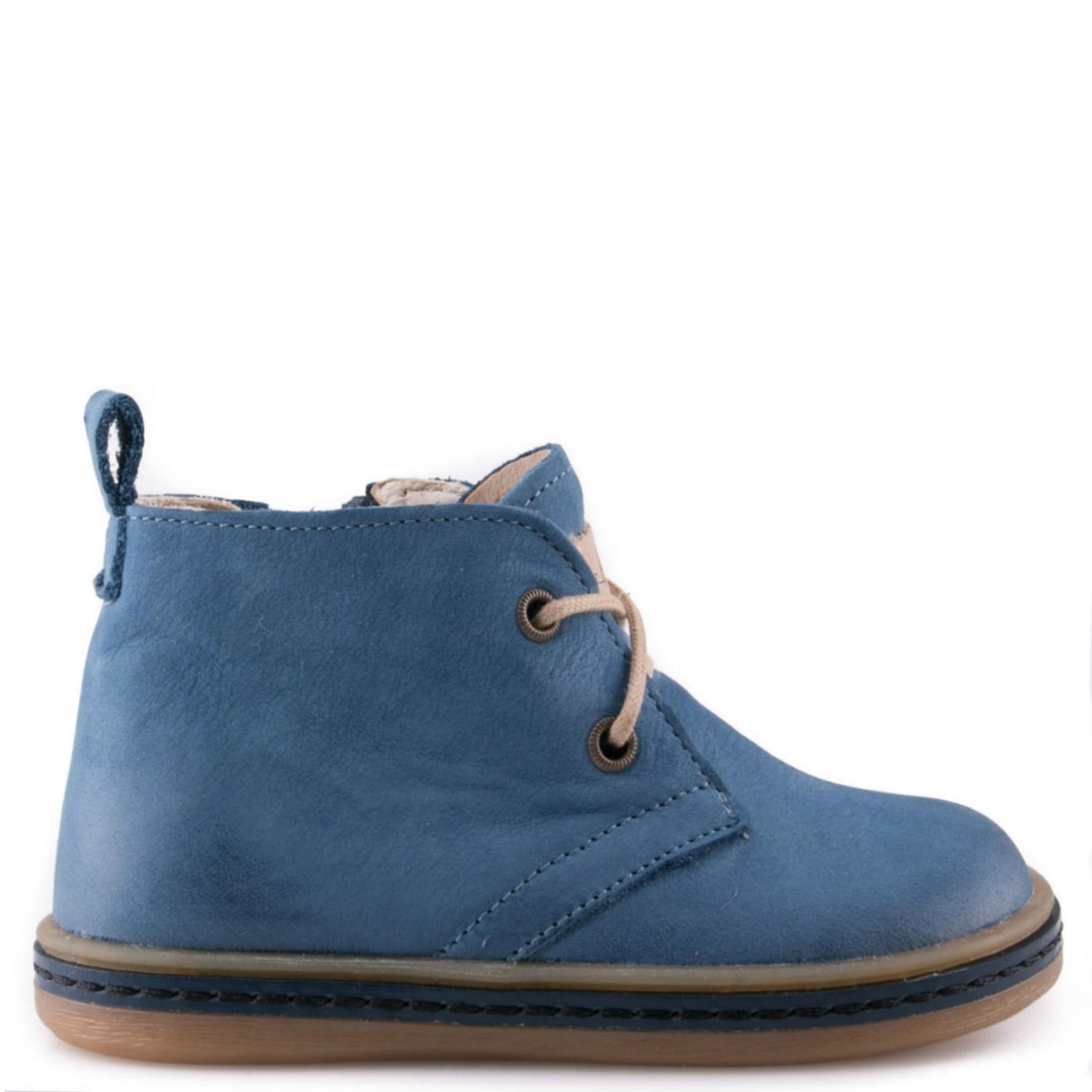 (2621-5) Emel Blue Lace Up Trainers with zipper - MintMouse (Unicorner Concept Store)