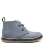 (2621A-9) Blue/Grey Lace Up Trainers with zipper - MintMouse (Unicorner Concept Store)