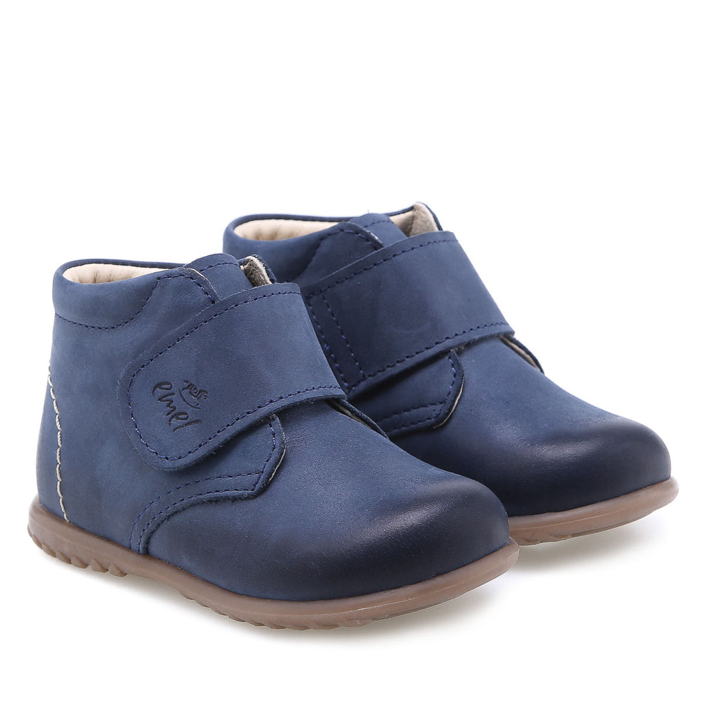 (ES 1077D-4) Emel first shoes velcro blue - MintMouse (Unicorner Concept Store)