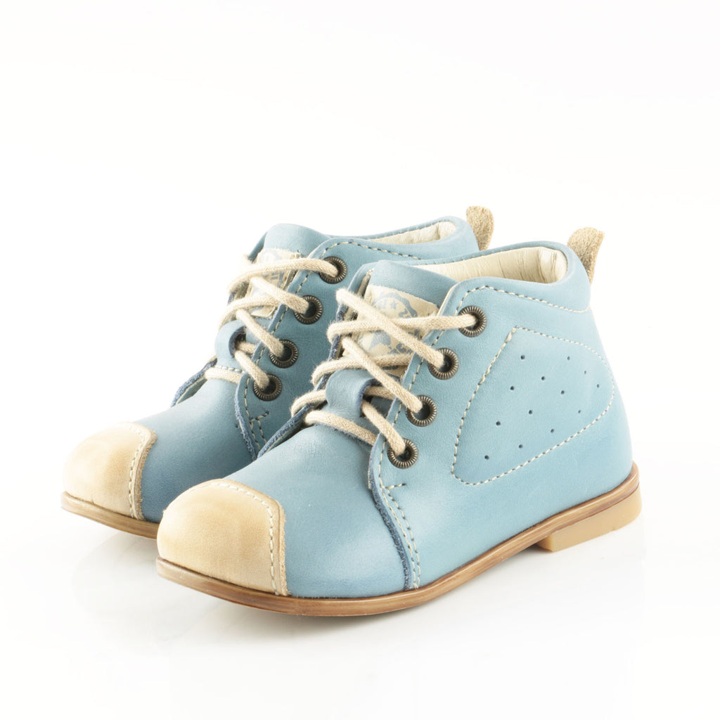 (2400-7) Emel Sky Blue Lace Up Classics - MintMouse (Unicorner Concept Store)