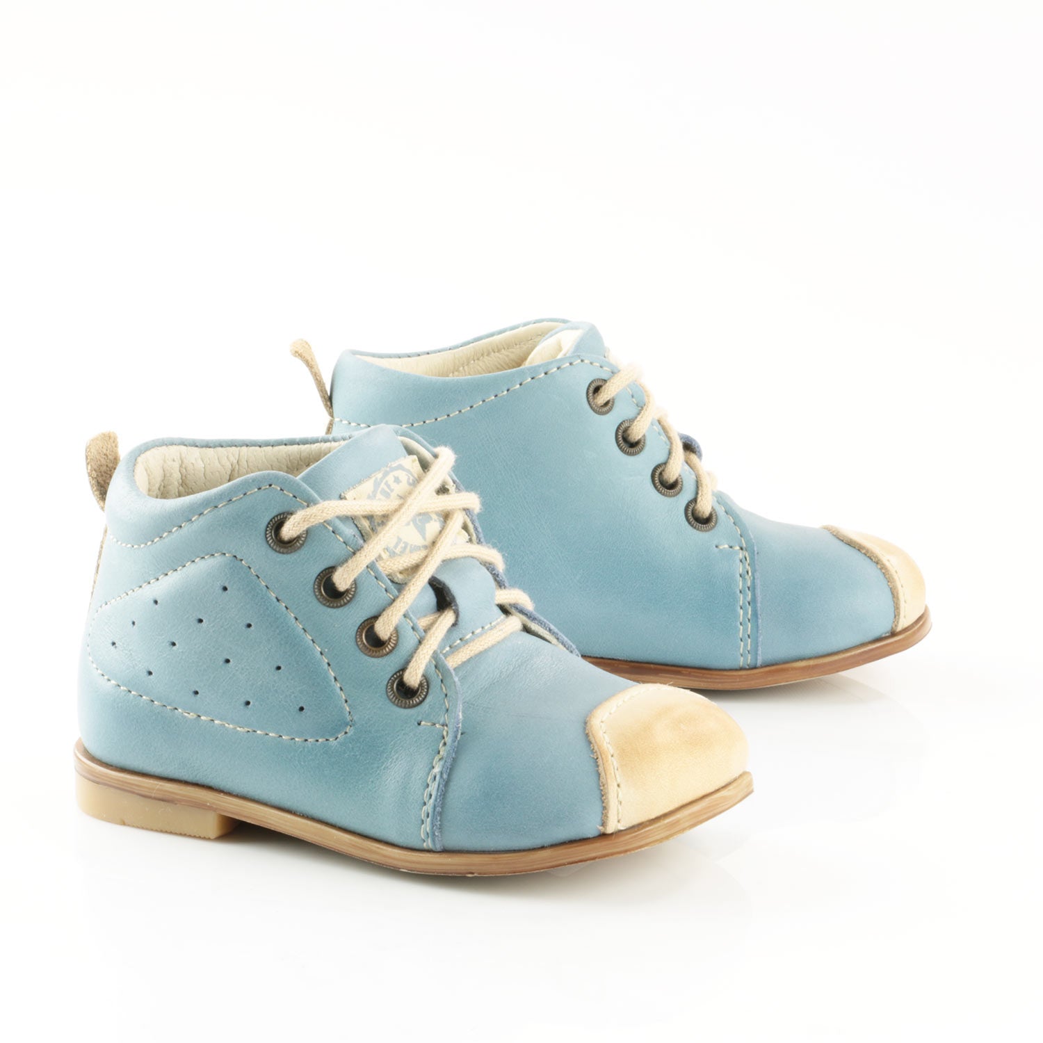 (2400-7) Emel Sky Blue Lace Up Classics - MintMouse (Unicorner Concept Store)