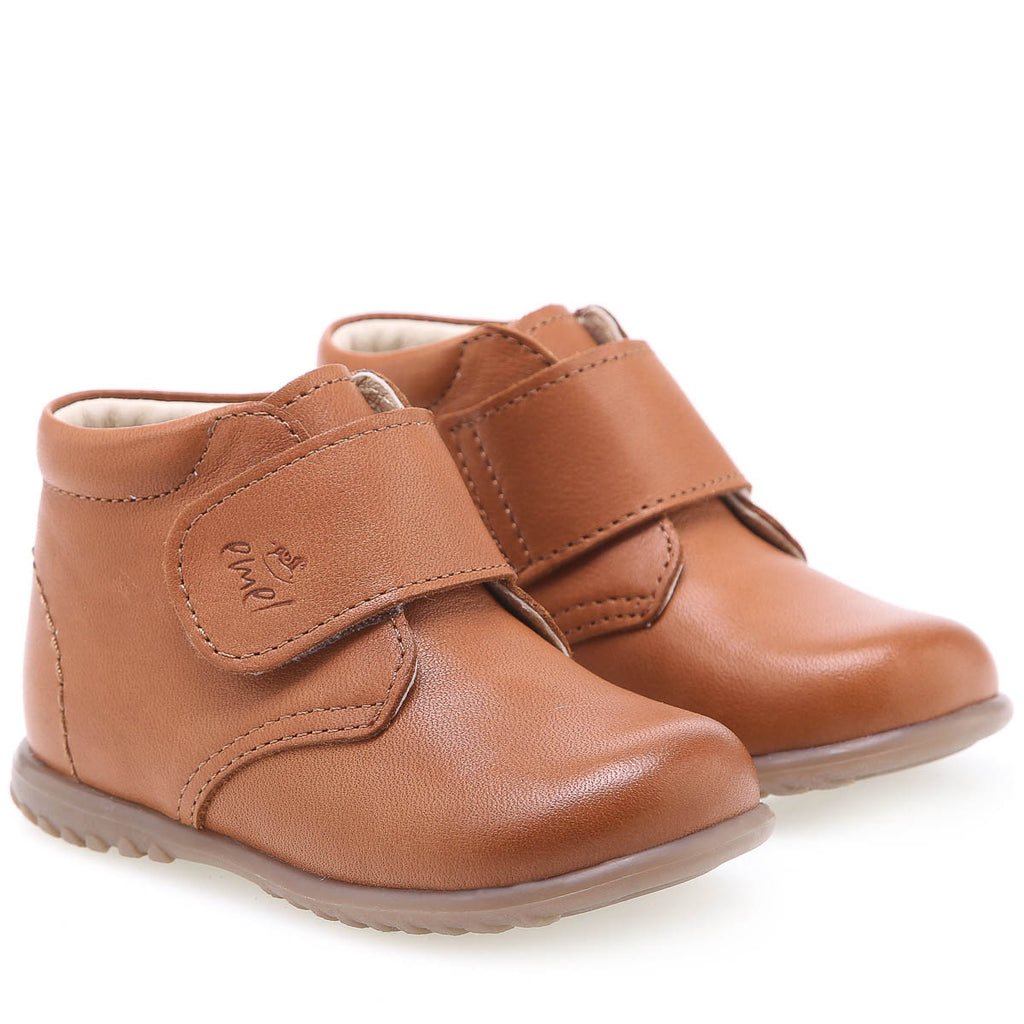(1077D-2) Emel first shoes velcro brown - MintMouse (Unicorner Concept Store)