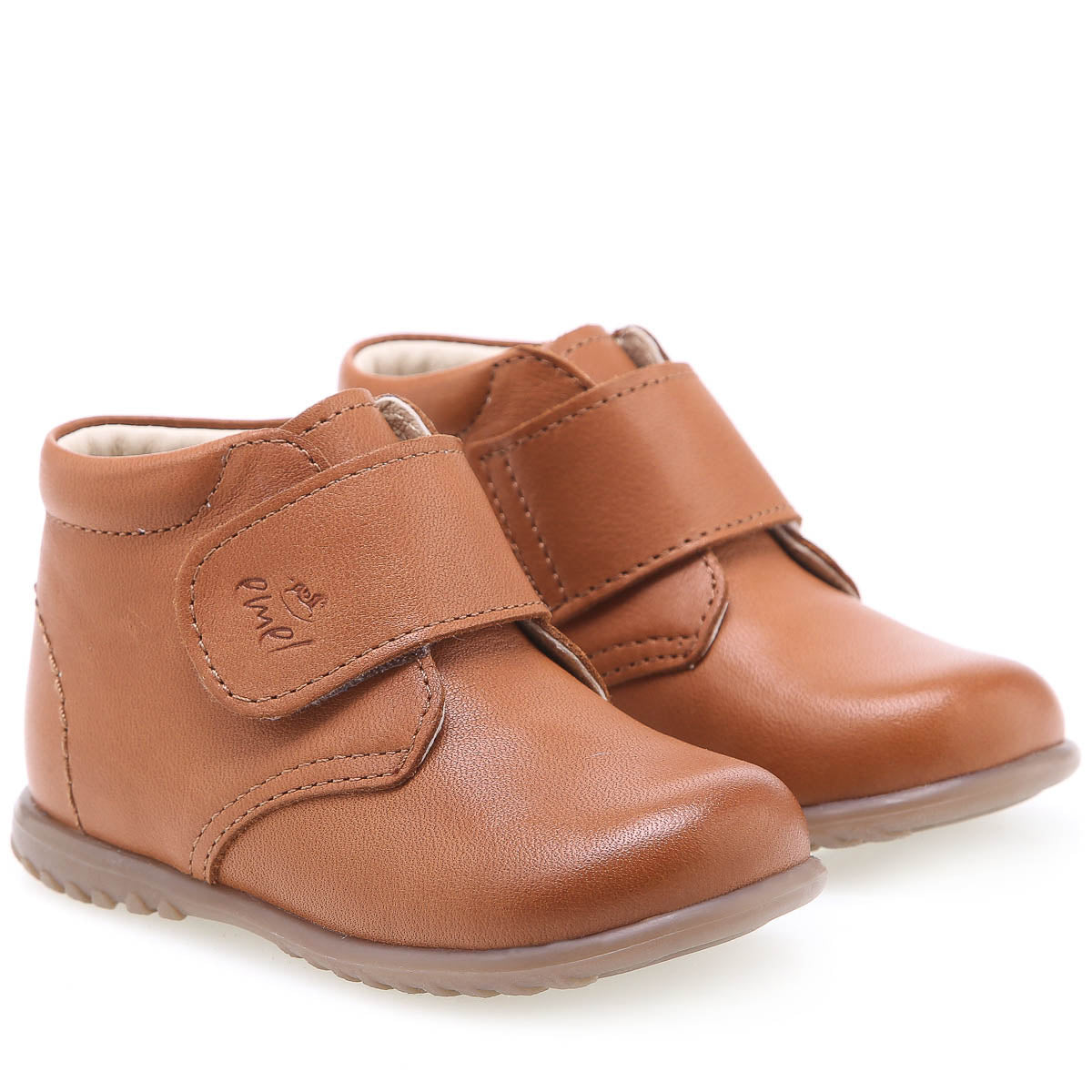 (1077D-2) Emel first shoes velcro brown - MintMouse (Unicorner Concept Store)