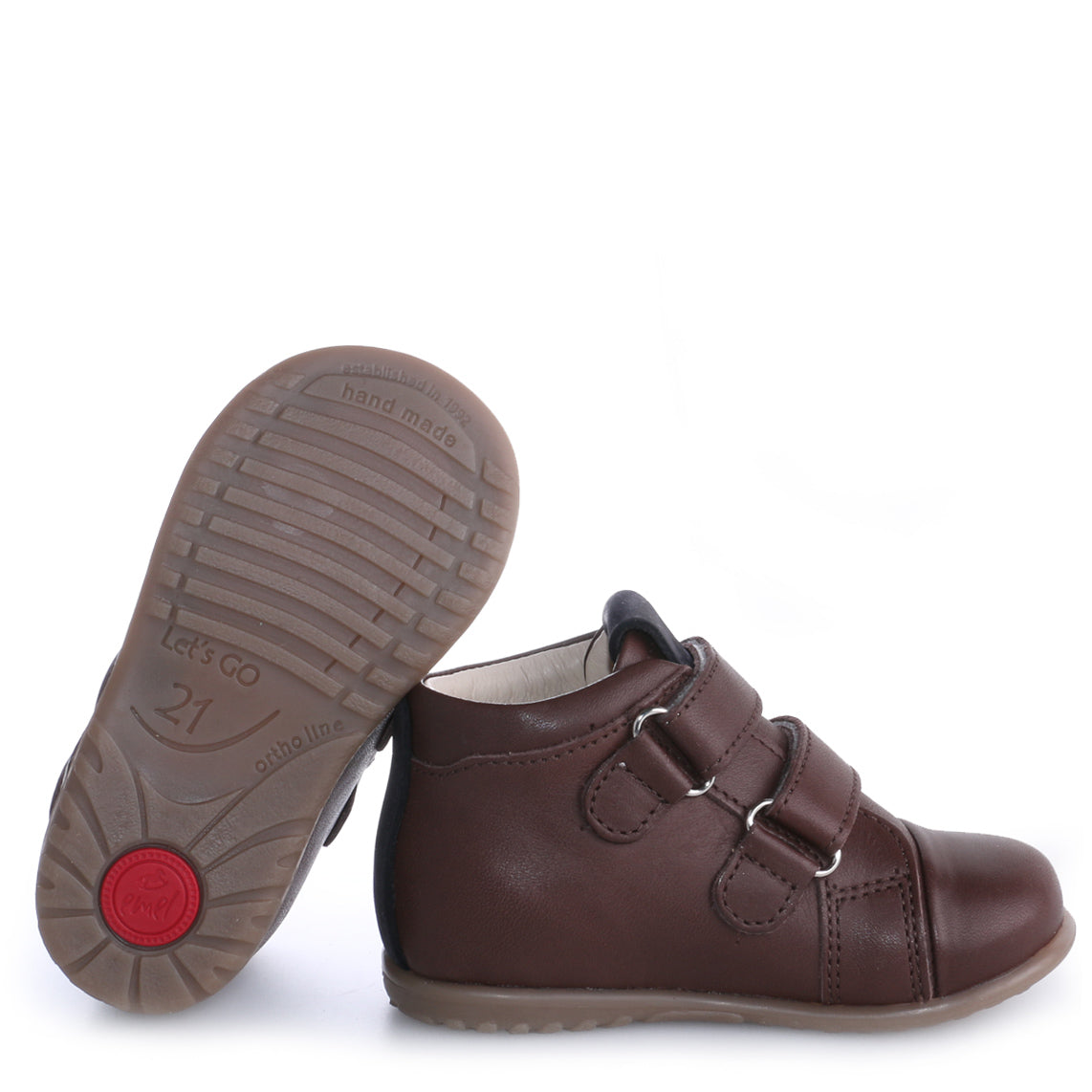 (1084-13) Emel first shoes dark brown - MintMouse (Unicorner Concept Store)