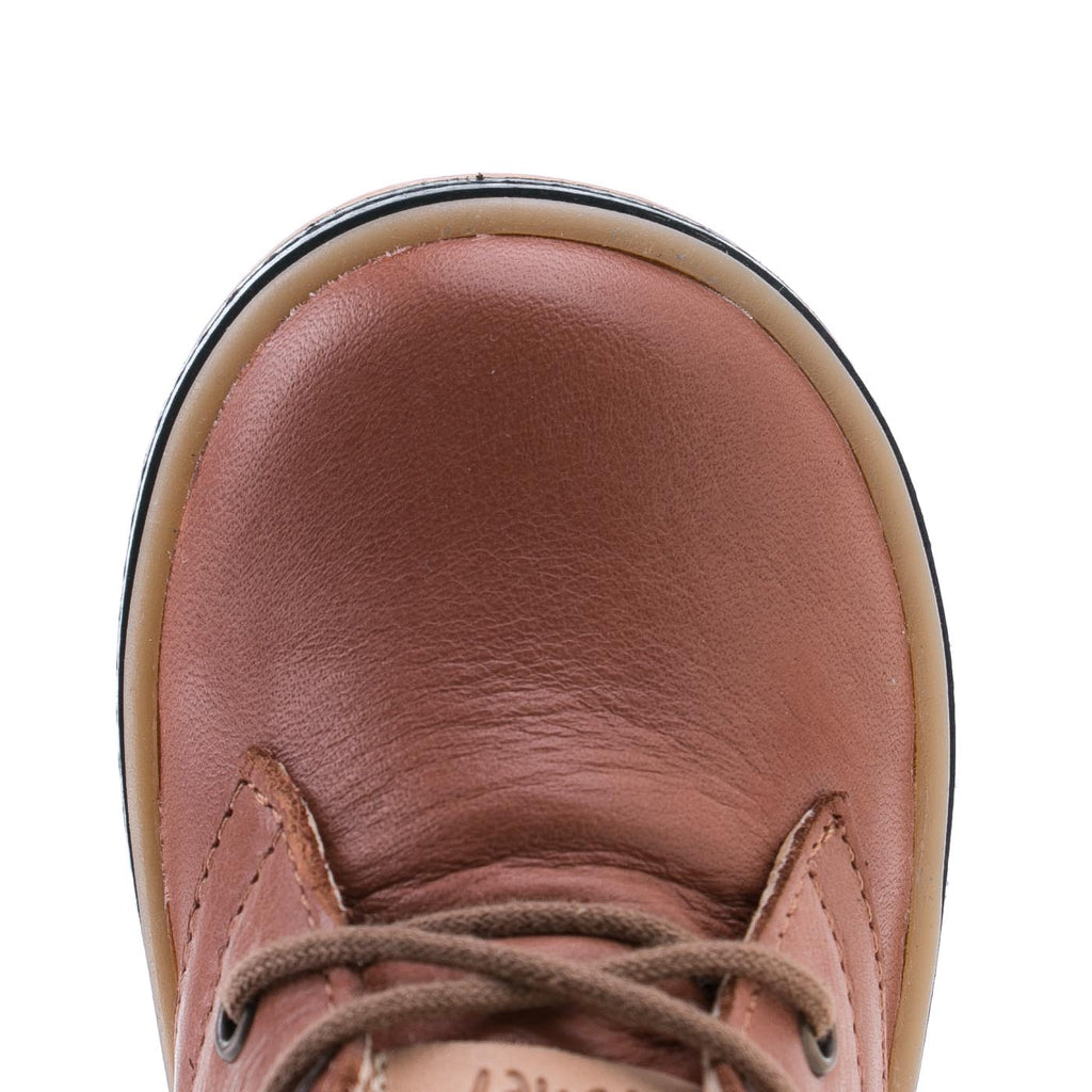 (2621A-12) Emel brown lace-up shoes with zipper - MintMouse (Unicorner Concept Store)