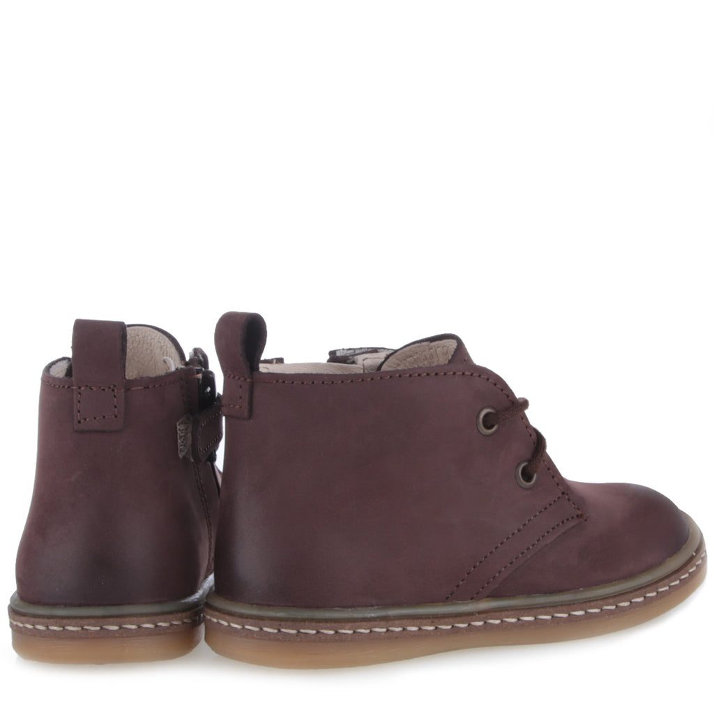 (2621A-27) Emel Brown lace-up shoes with zipper - MintMouse (Unicorner Concept Store)