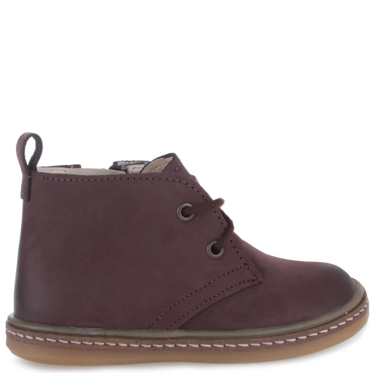 (2621A-27) Emel Brown lace-up shoes with zipper - MintMouse (Unicorner Concept Store)