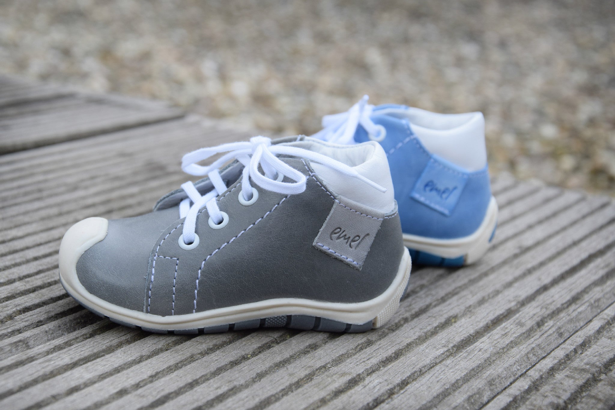 (2388-1) Taupe Lace Up Trainers with bumper - MintMouse (Unicorner Concept Store)