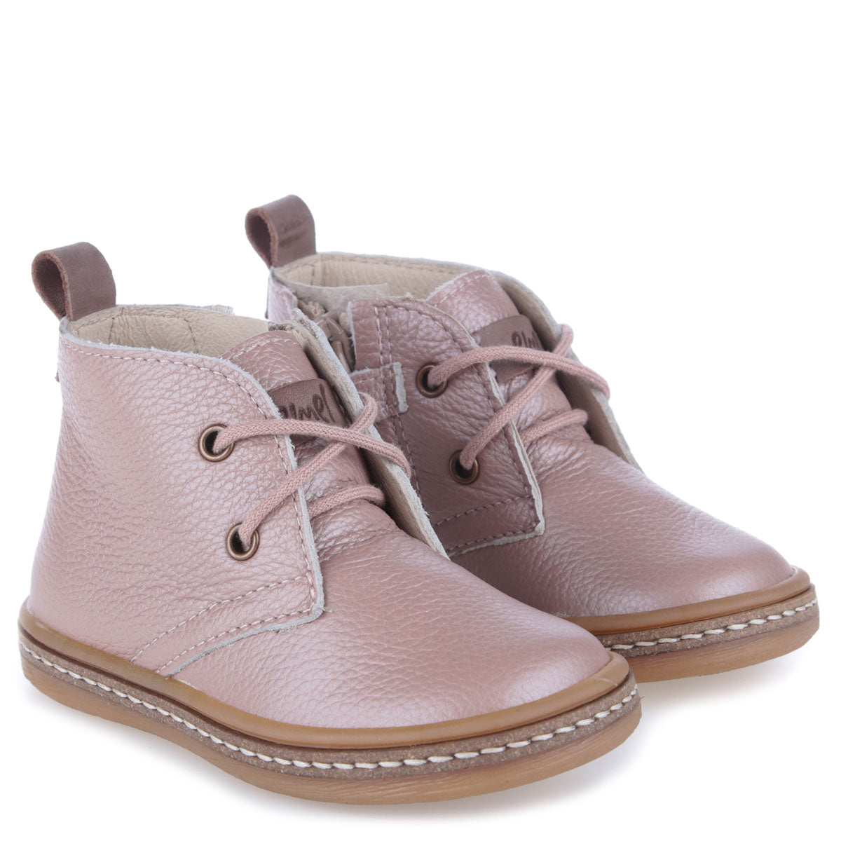 (2621A-25) Emel Pink lace-up shoes with zipper - MintMouse (Unicorner Concept Store)